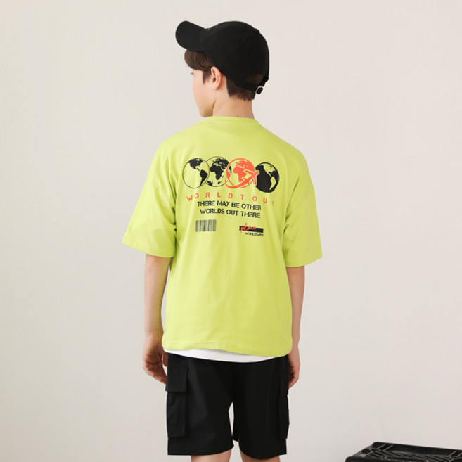 나나주니 라운드넥 투어 반팔 티셔츠