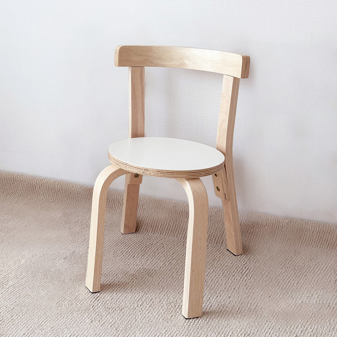 맘스보드 유아용 니노 의자, 화이트, 1개