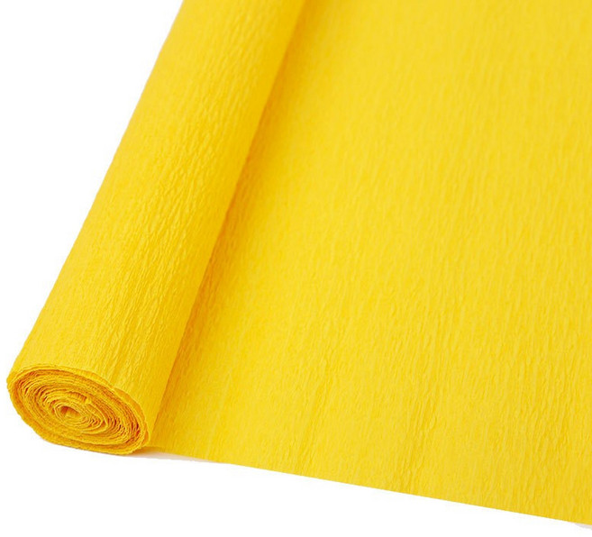 마다꾸미 주름지 구김지 38 옐로우 50 x 250 cm, 1개, 1색
