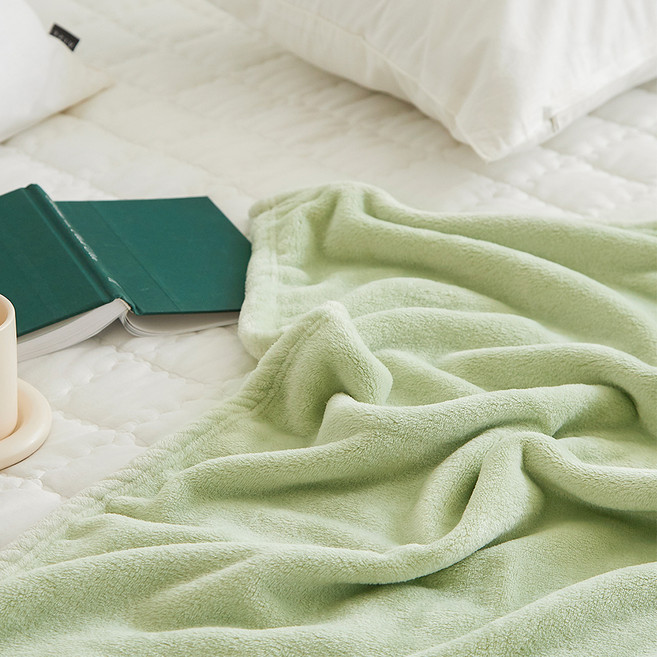 아이르 고밀도 극세사 밍크담요 맥시그린 대형 100*150
