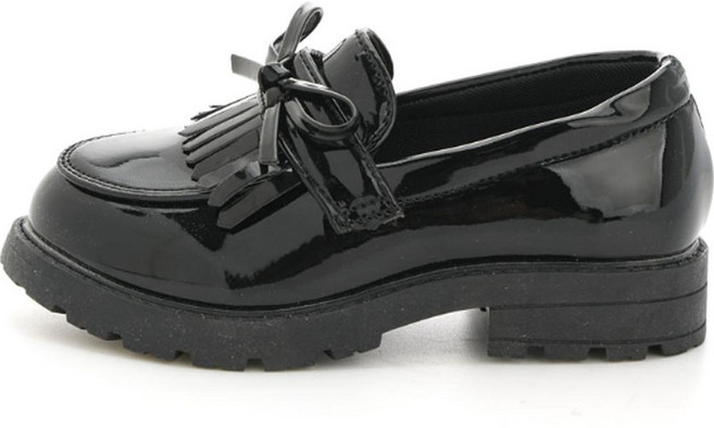 Rabbitfoot 兒童8字流蘇樂福皮鞋