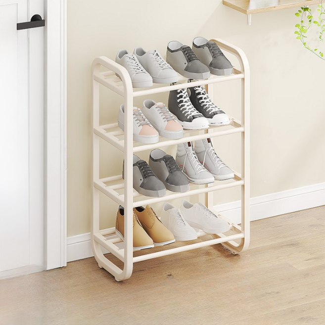 써뉴즈 홈 다용도 신발정리대 4단, 화이트, 1개