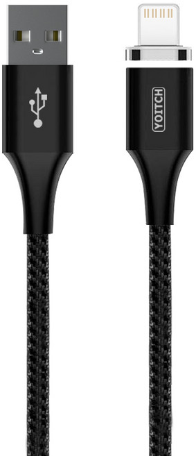 요이치 미스틱 마그네틱 고속충전 케이블 + 8핀 커넥터 세트, 50cm, 혼합색상, 1개