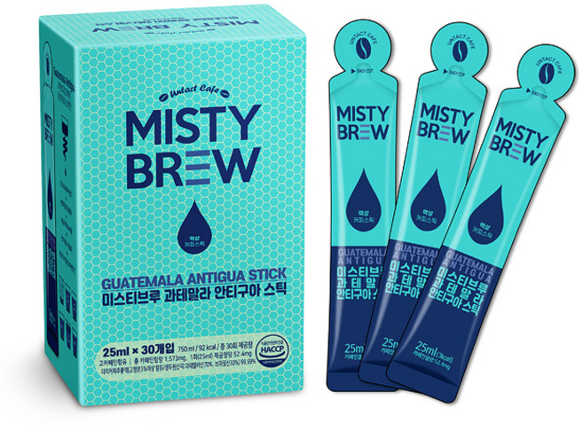 미스티브루 과테말라 안티구아 액상 스틱 더치커피, 25ml, 30개입, 1개