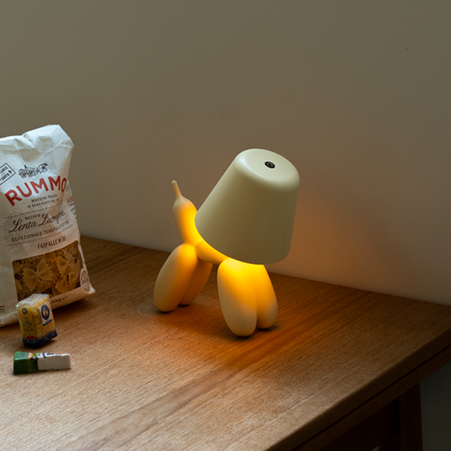 레나에너지 인테리어 벌룬 퍼피 무드등, 크림