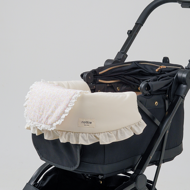 로띠에 강아지 유모차 가드핏 2.0, 스윗블룸, 1개