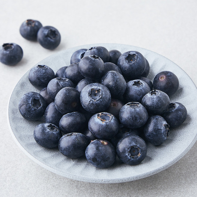 국산 블루베리, 100g, 1개