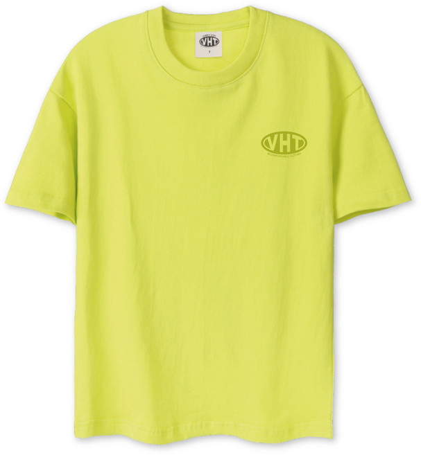 벤힛키즈 아동용 통기성 라운드로고 라운드 반팔 티셔츠