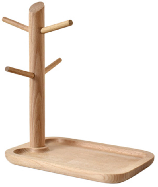 히즈플랜 우드 차키 악세사리 행거