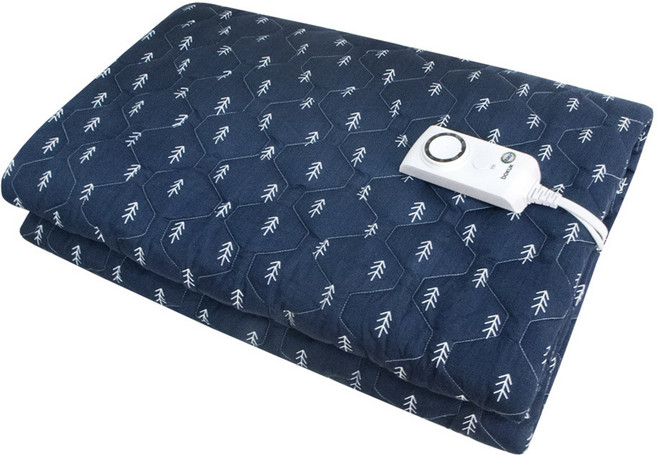 보국전자 겨울나무 안심 세탁 전기요 더블 BKB-8609D, 네이비, 더블 (135 x 180 cm)