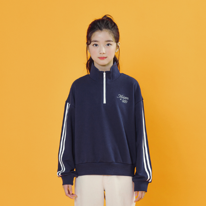 아이러브제이 디디오 하이온 반집업 맨투맨