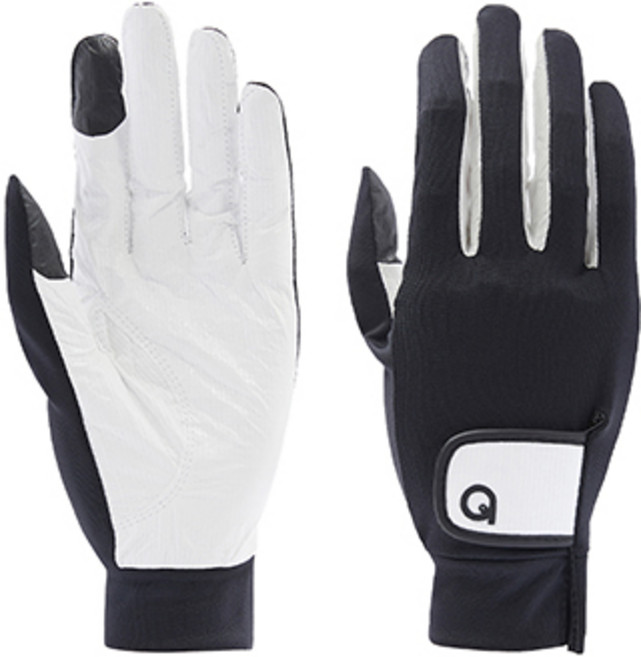 에이퓨리 여성 스마트터치 장갑 블랙화이트, 1개