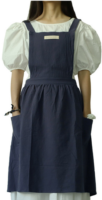 알로데 페미닌 베이직 미술 앞치마, TYPE09네이비