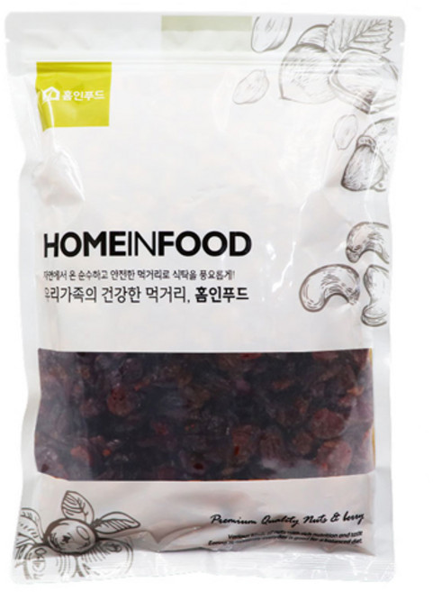 HOMEINFOOD 蔓越莓乾, 1個, 1kg
