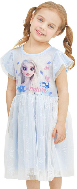 겨울왕국2 여아용 아그 민소매 레이스 원피스 BL