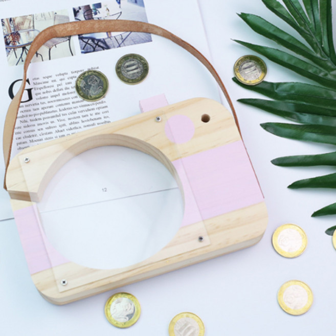 JCP 노르딕 카메라 코인뱅크, 핑크