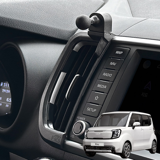 FICS 레이 18년식이후 전용 차량용 핸드폰 거치대 마운트, 1개, 혼합색상