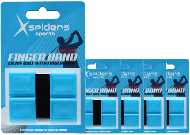 엑스스파이더스 핑거밴드 4p x 5세트, 블루