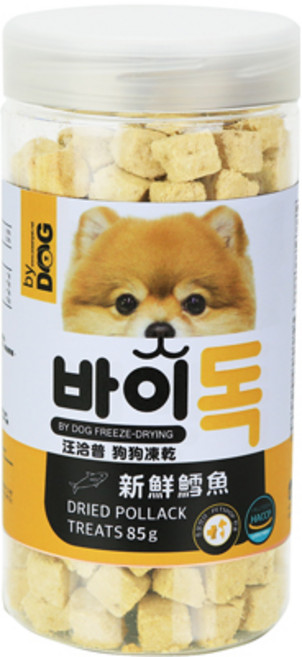 by DOG 狗狗凍乾零食, 新鮮鱈魚, 85g, 1罐