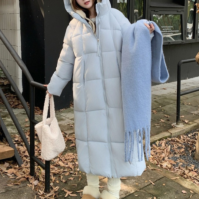 Dotif 女性雲朵長版羽絨外套