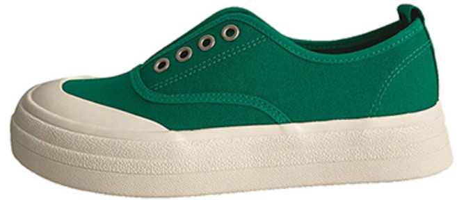 몬드스팟 여성용 끈없는 운동화 통굽 스니커즈 YT_RB395_AY