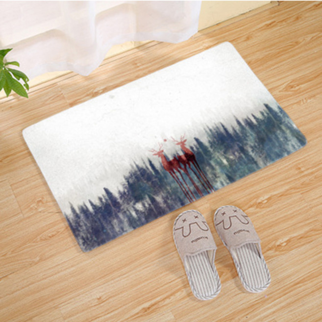 더플 뿔사슴 미끄럼 방지 매트, no 9