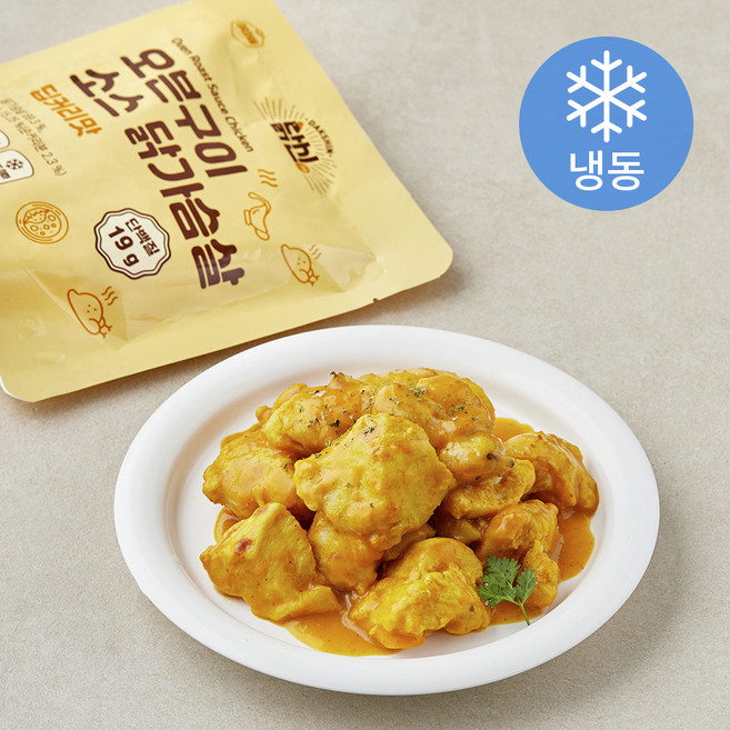 닭신 오븐구이 소스 닭가슴살 딥커리맛 (냉동), 100g, 1개, 1개입