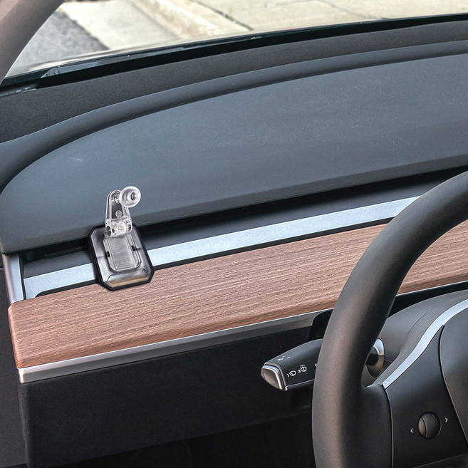 옵시디언 구형 테슬라 모델Y / 모델3 송풍구 핸드폰 거치대 CT-HCT04, 혼합색상, 1개