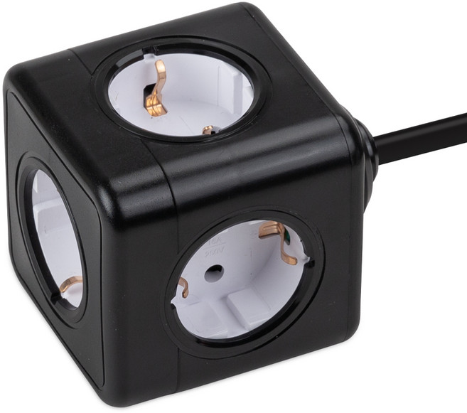 파워큐브 V2 멀티탭 5구 익스텐디드, 150cm, 블랙, 1개