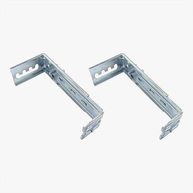 창안애 높이 조절 브라켓 세트 11~18cm, 메탈, 2개