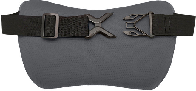 이지냅 메모리폼 등받이 요추쿠션, 퓨터그레이