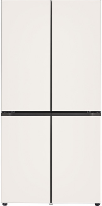 LG전자 디오스 오브제컬렉션 613L 상냉장 하냉동 4도어 냉장고 Fit & Max 방문설치, M626GBB022S