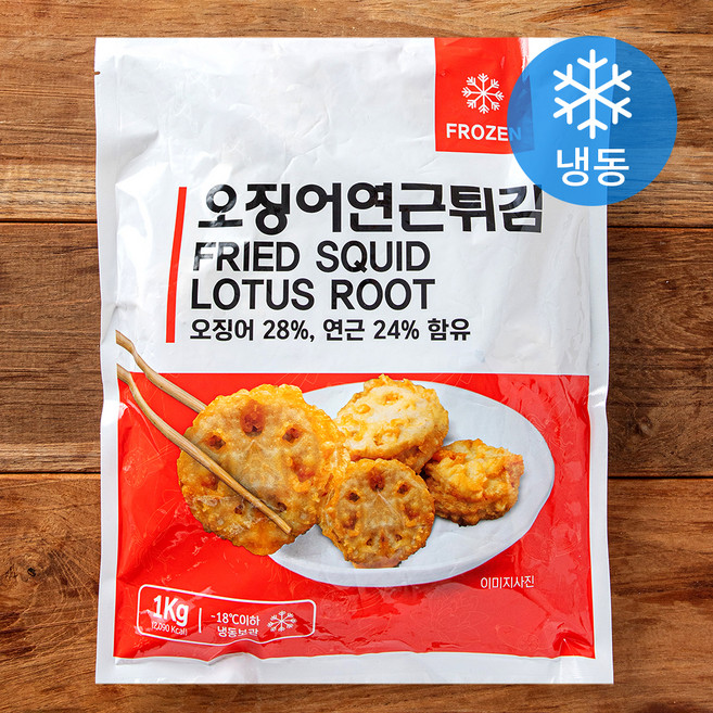 농우 오징어 연근 튀김 (냉동), 1kg, 1개