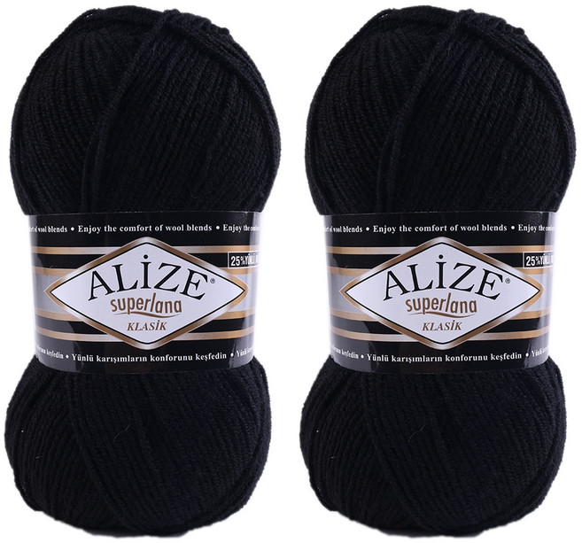 마마니트 클라식실, 60 블랙, 2개