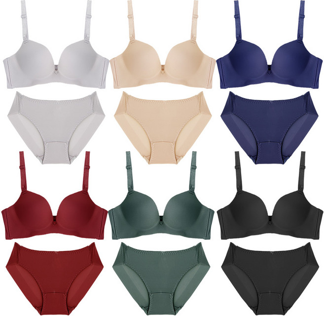 VOLISH 高級豐胸內衣 + 內褲 6件組 1037S