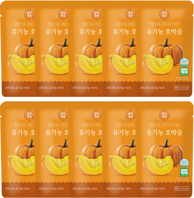 몸애쏙쏙 유기농 호박즙, 1L, 1개