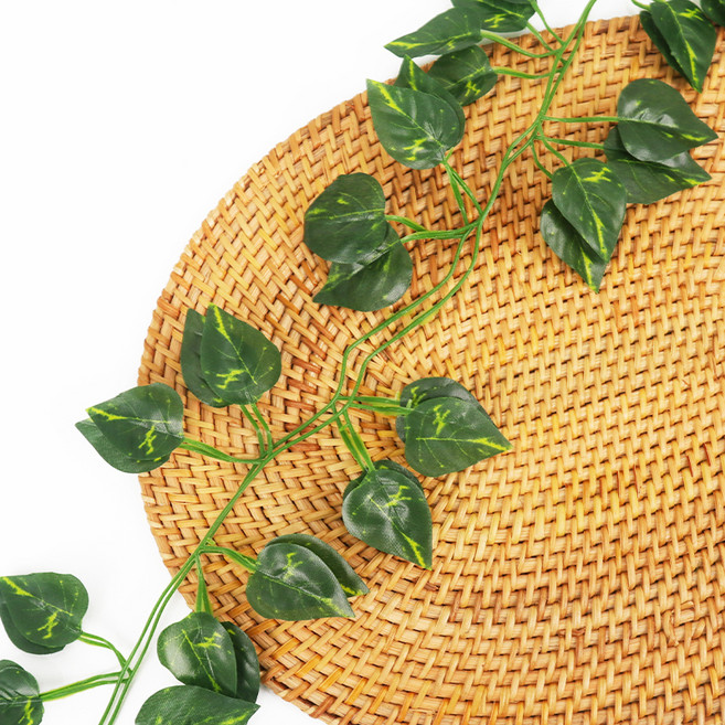 마메 담쟁이넝쿨 조화 플랜트 가랜드, 혼합색상, 6개