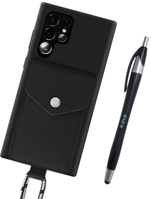 아이엔픽 목걸이 스트랩 카드 포켓 휴대폰 케이스