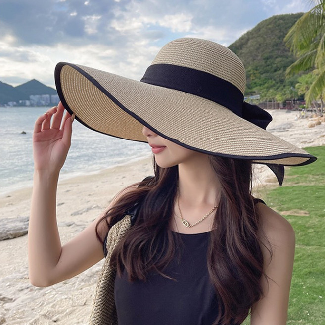 마켓에이 율리 리본 라탄 파나마햇