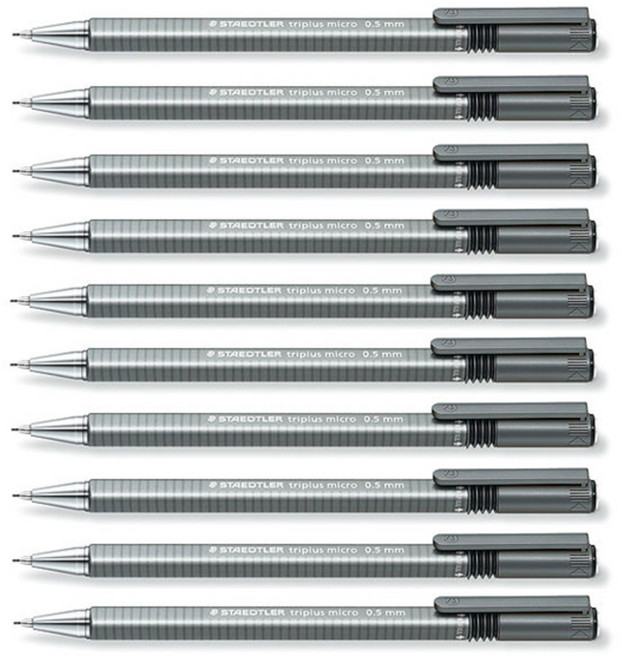 STAEDTLER 施德樓 triplus micro 774-25 三角自動鉛筆 0.5mm, 10入