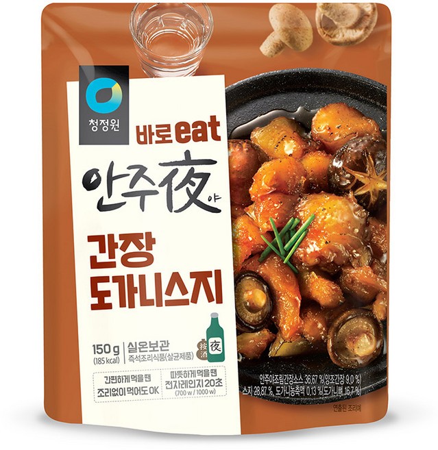 청정원 안주야 간장도가니스지, 150g, 1개