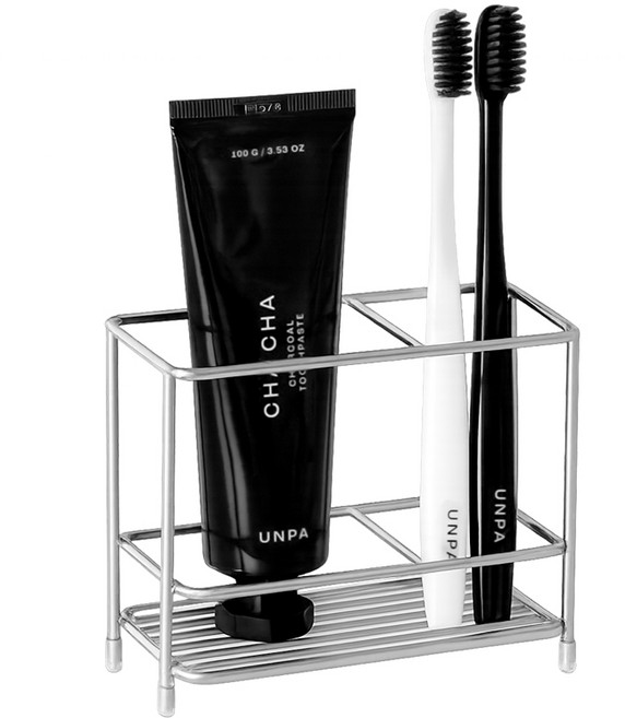 네이쳐리빙 바썸 스텐304 컴팩트 칫솔꽂이, 1개