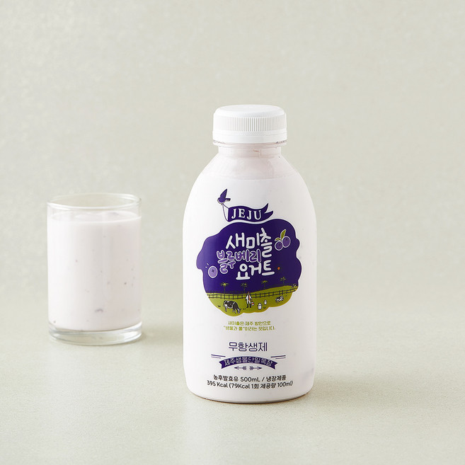 새미촐 제주 블루베리 요거트, 1개, 1개입, 500ml