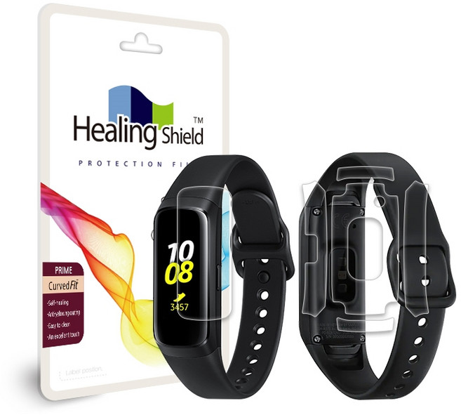 힐링쉴드 갤럭시 핏 프라임 고광택 스마트워치 액정 보호필름 후면 + 측면 세트, 혼합색상, 1세트