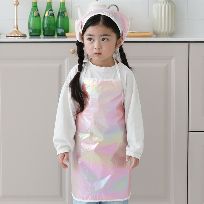 베베슈에뜨 아동용 방수 앞치마 두건 세트