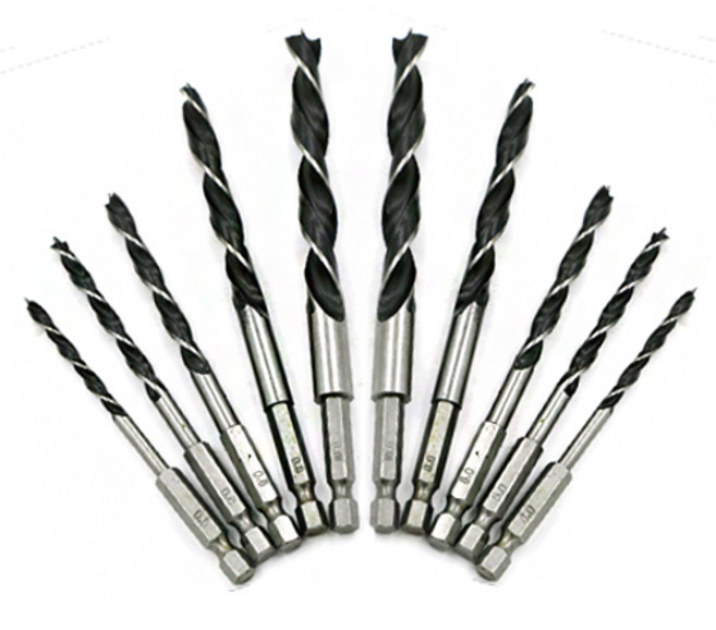 OON 전동 목공 드릴 비트 샹크 6.35mm 10p, 1개