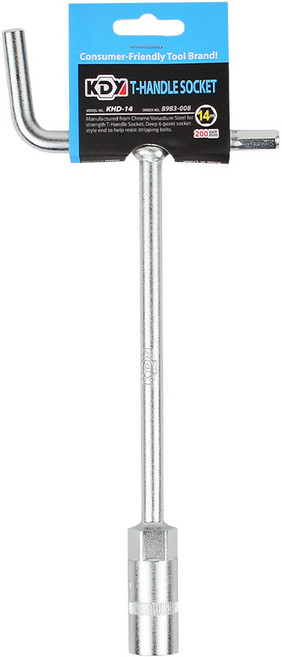 케이디와이 T핸들소켓 14 x 200 KHD-14, 1개