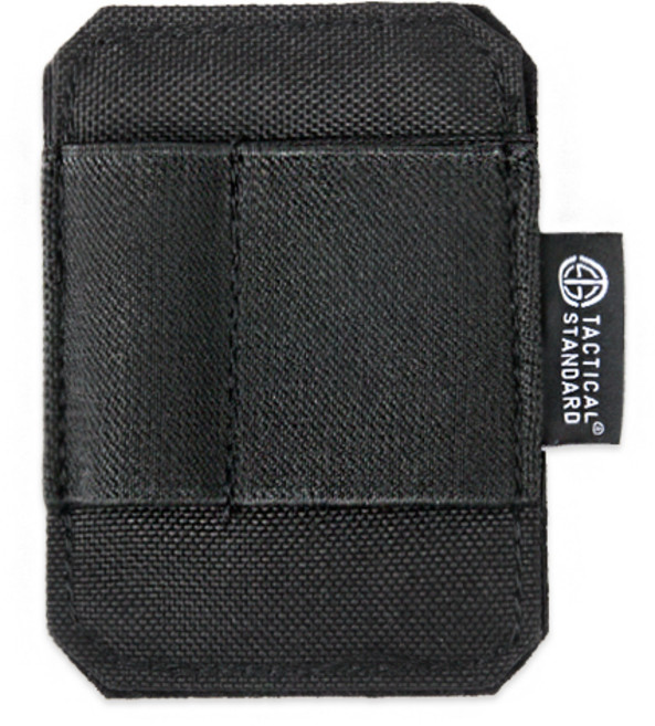 택티컬스탠다드 포켓 패치, 블랙, 1개