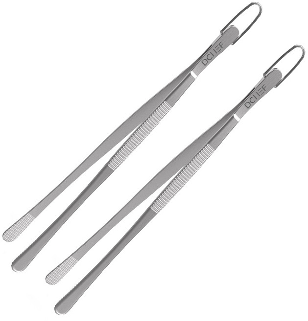 데일리셰프 둥근머리 요리 핀셋, 2개