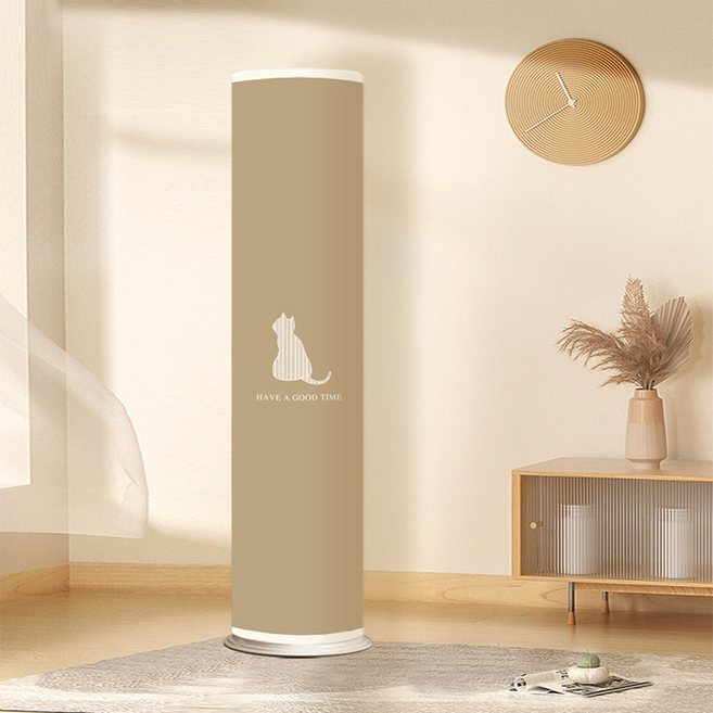 모디시 스탠드 고급 원형 스판 에어컨 커버, 실루엣 고양이 1